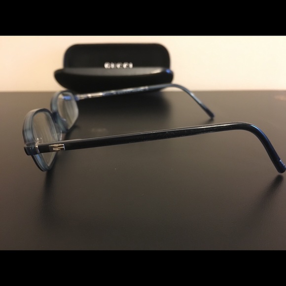 Authentic GUCCI black prescription glasses w/case! - Picture 6 of 8